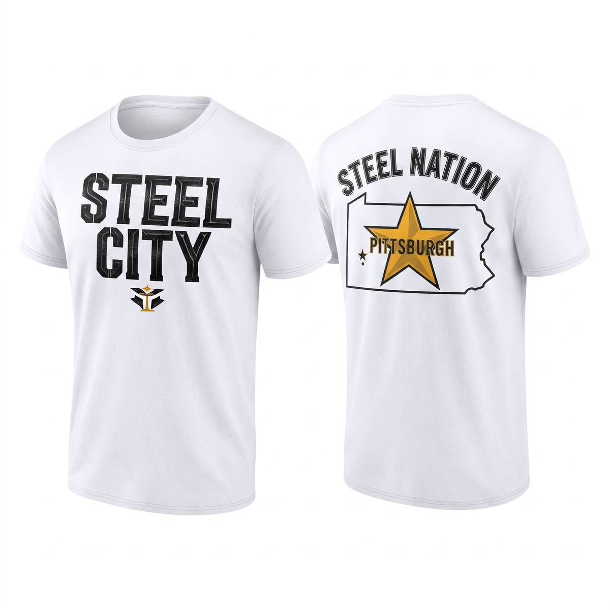PIT Steel Nation Two Sides T-Shirt - Printed