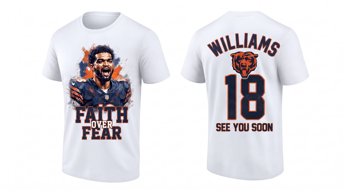 CHI Faith over Fear #18 Caleb Two Sides T-Shirt - Printed