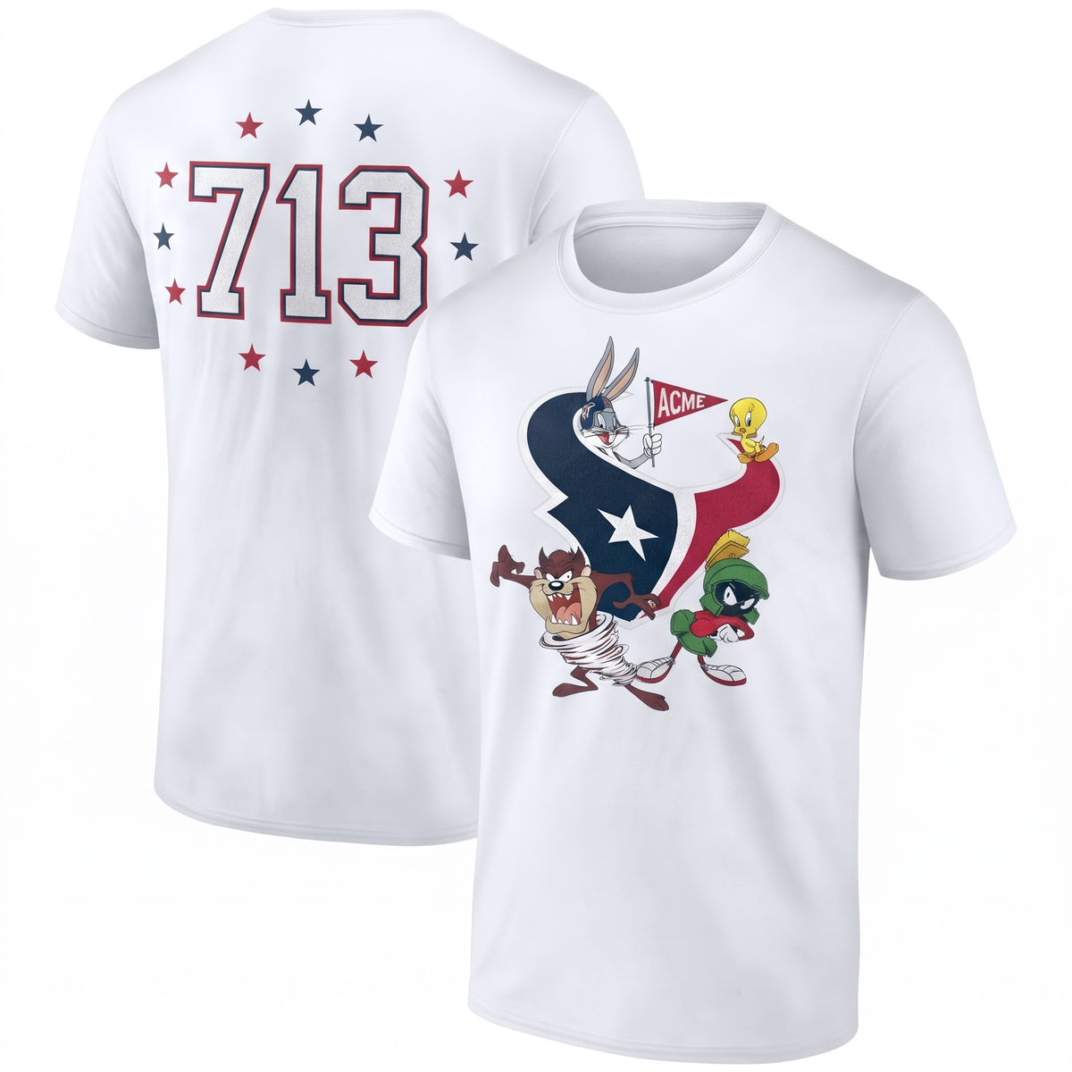 HOU x Looney Toons 2026 Edition Two Sides T-Shirt - Printed V1