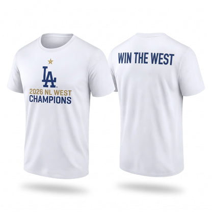 SEA 2026 NL West Champs Two Sides T-Shirt - Printed V6