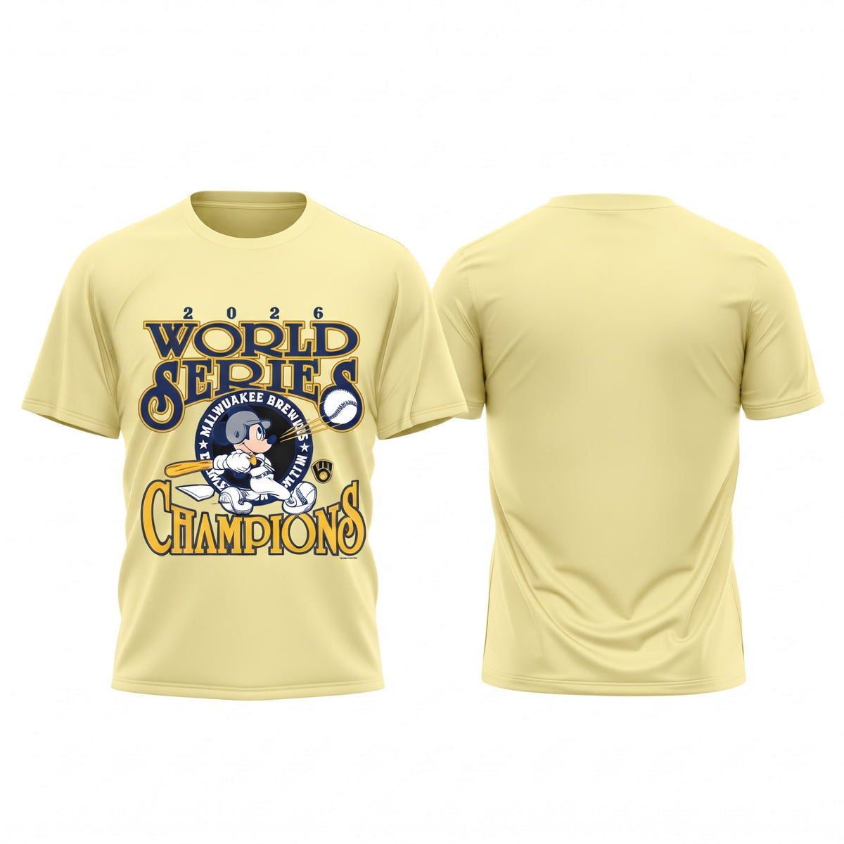 MIL World Series Champions One Side T-Shirt - Printed V38