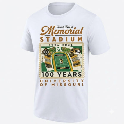 MIZZ 100th Anniversary of Memorial Stadium Edition One Side Printed T-Shirt