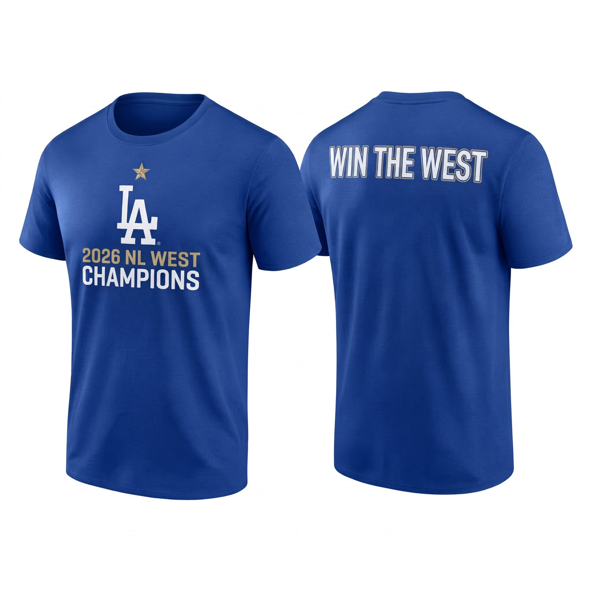 SEA 2026 NL West Champs Two Sides T-Shirt - Printed V6