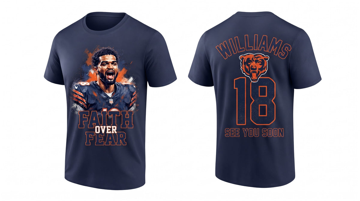 CHI Faith over Fear #18 Caleb Two Sides T-Shirt - Printed
