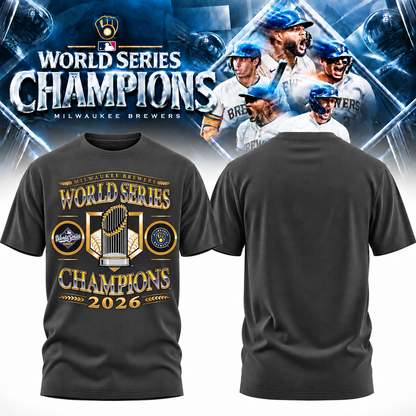 MIL World Series Champions One Side T-Shirt - Printed V26