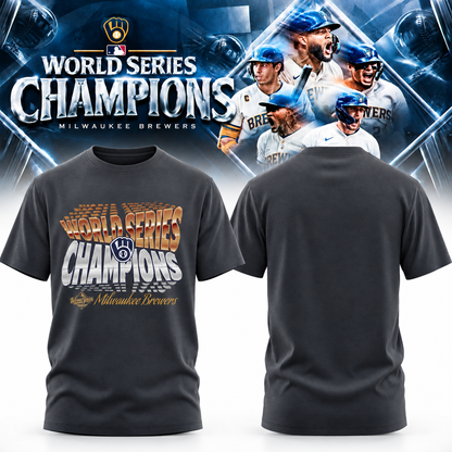 MIL World Series Champions One Side T-Shirt - Printed V12