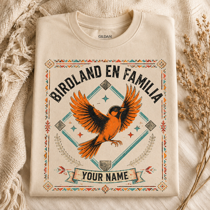 Orioles Hispanic Heritage — BIRDLAND EN FAMILIA Shirt