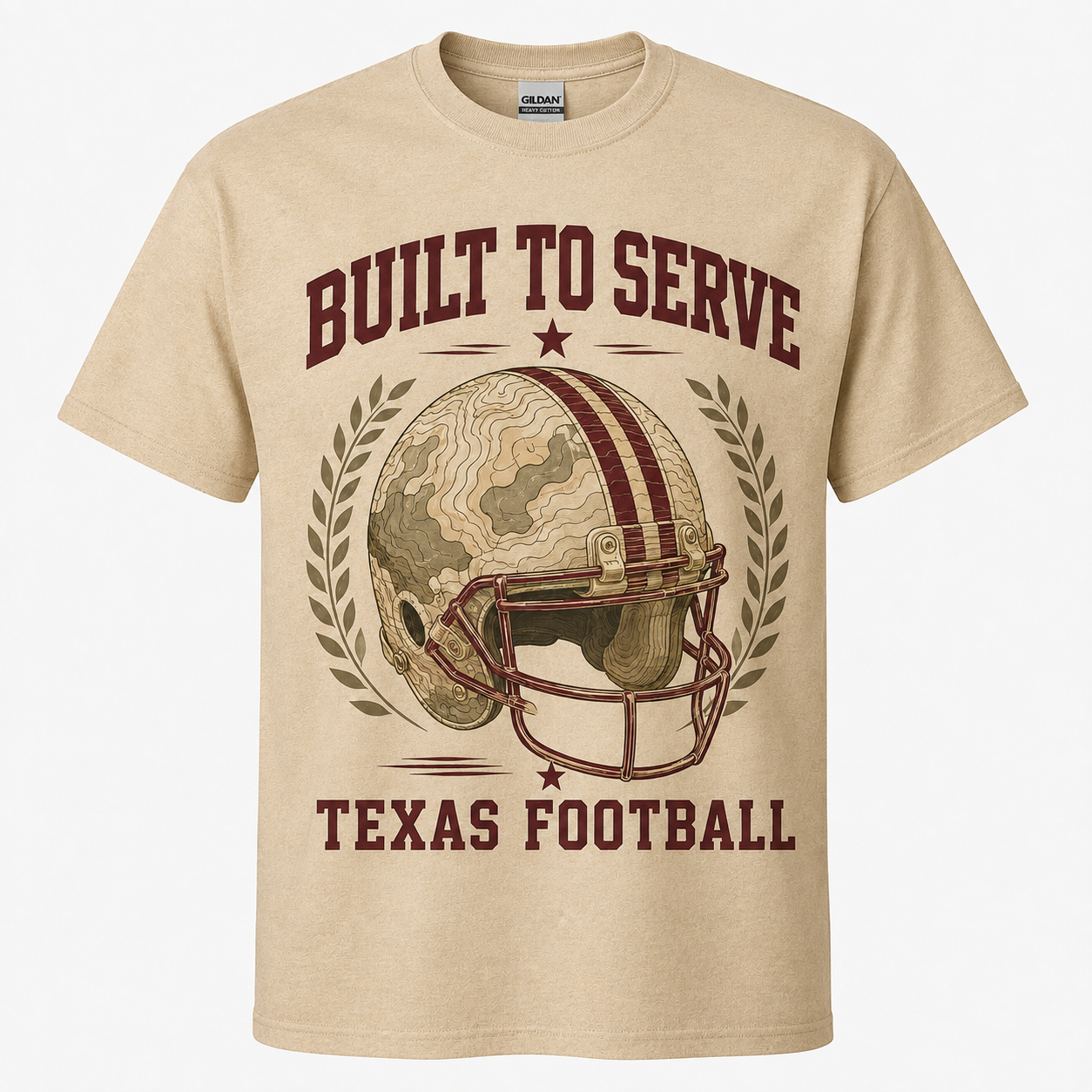 Built to Serve Texas Football T-Shirt