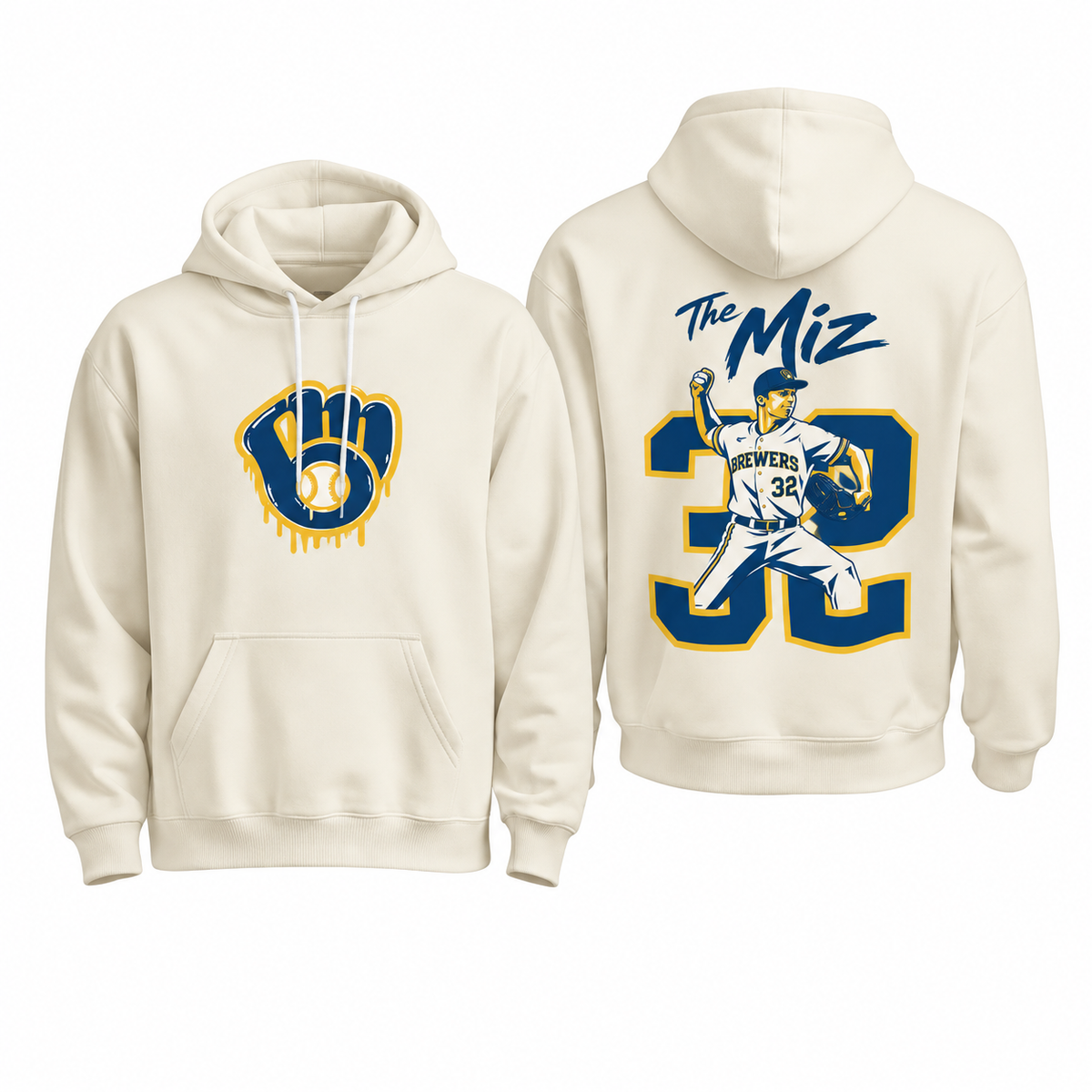 MIL The Miz #32 Fleece Hoodie - Printed