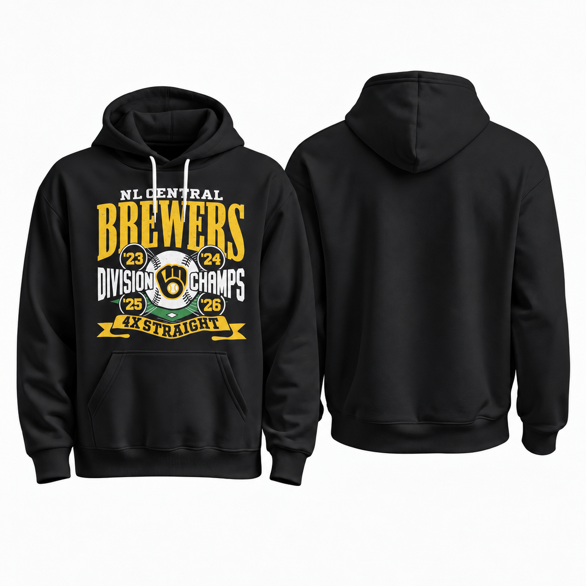 MIL 4X Straight Division Champs Fleece Hoodie - Printed