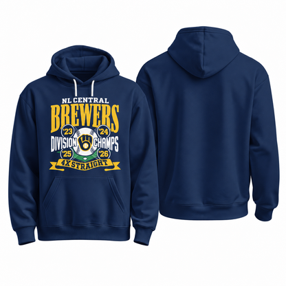 MIL 4X Straight Division Champs Fleece Hoodie - Printed