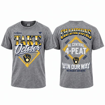 MIL Take October Washed T-Shirt - Printed
