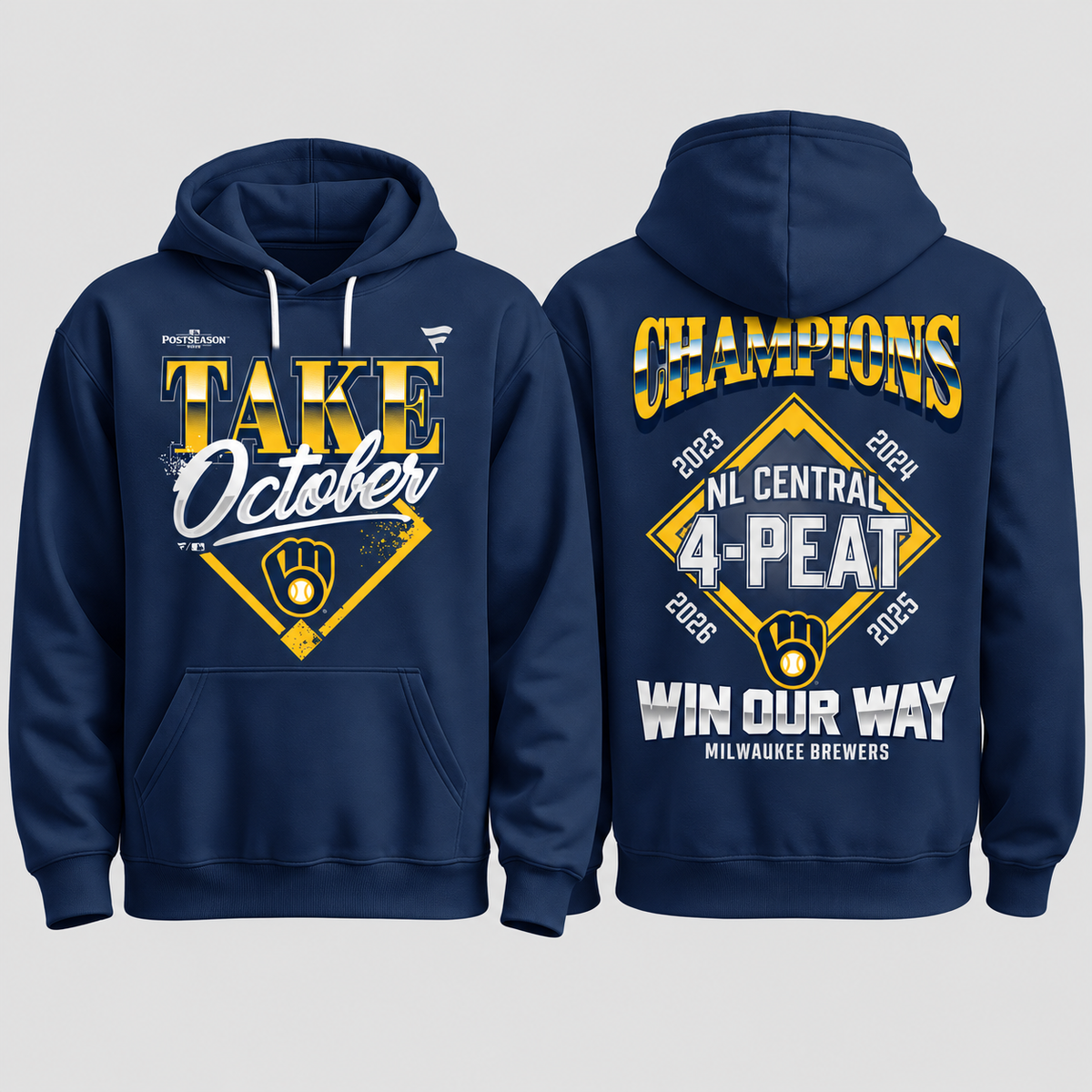MIL Take October Fleece Hoodie - Printed
