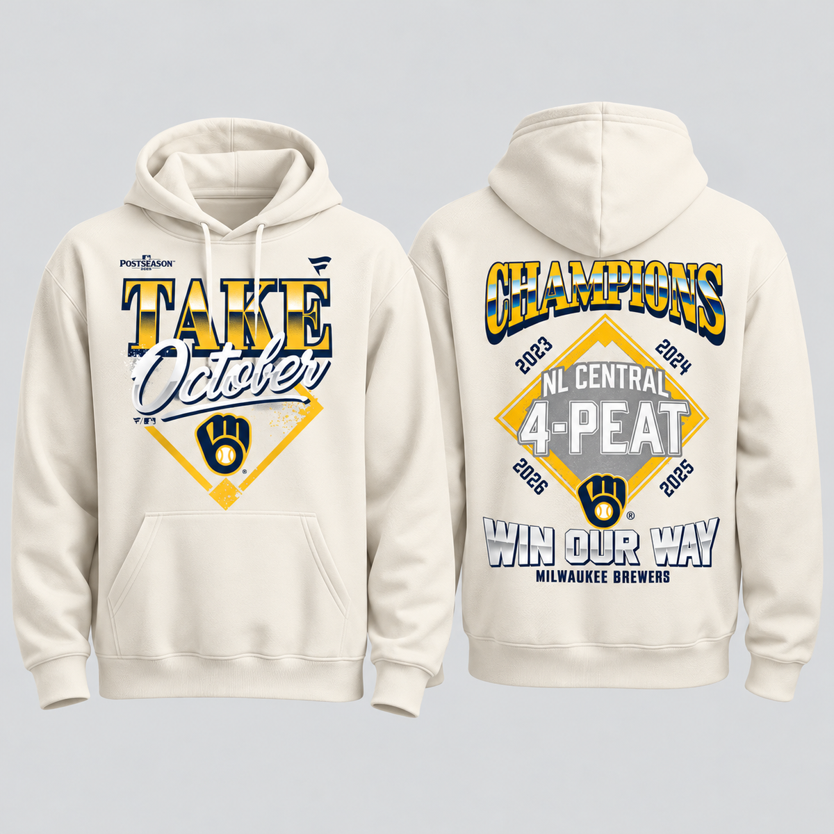 MIL Take October Fleece Hoodie - Printed