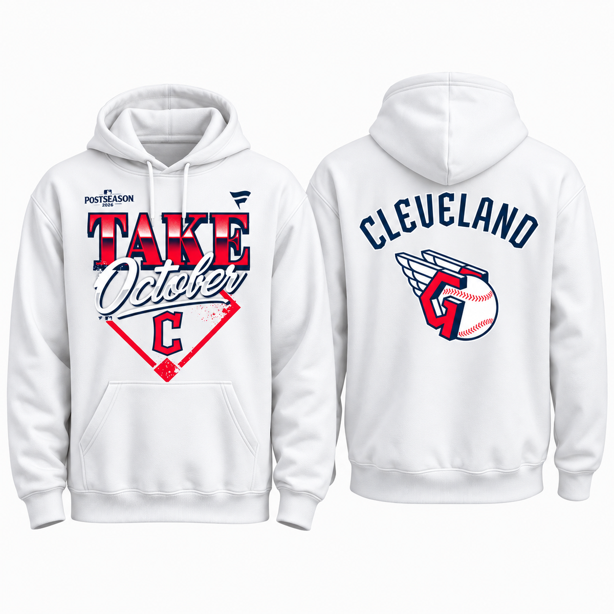 CLE Take October Fleece Hoodie - Printed