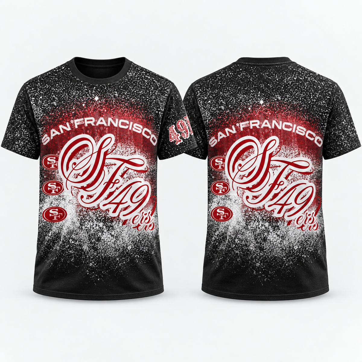 SF Jumbo Print 3D T-Shirt - Printed
