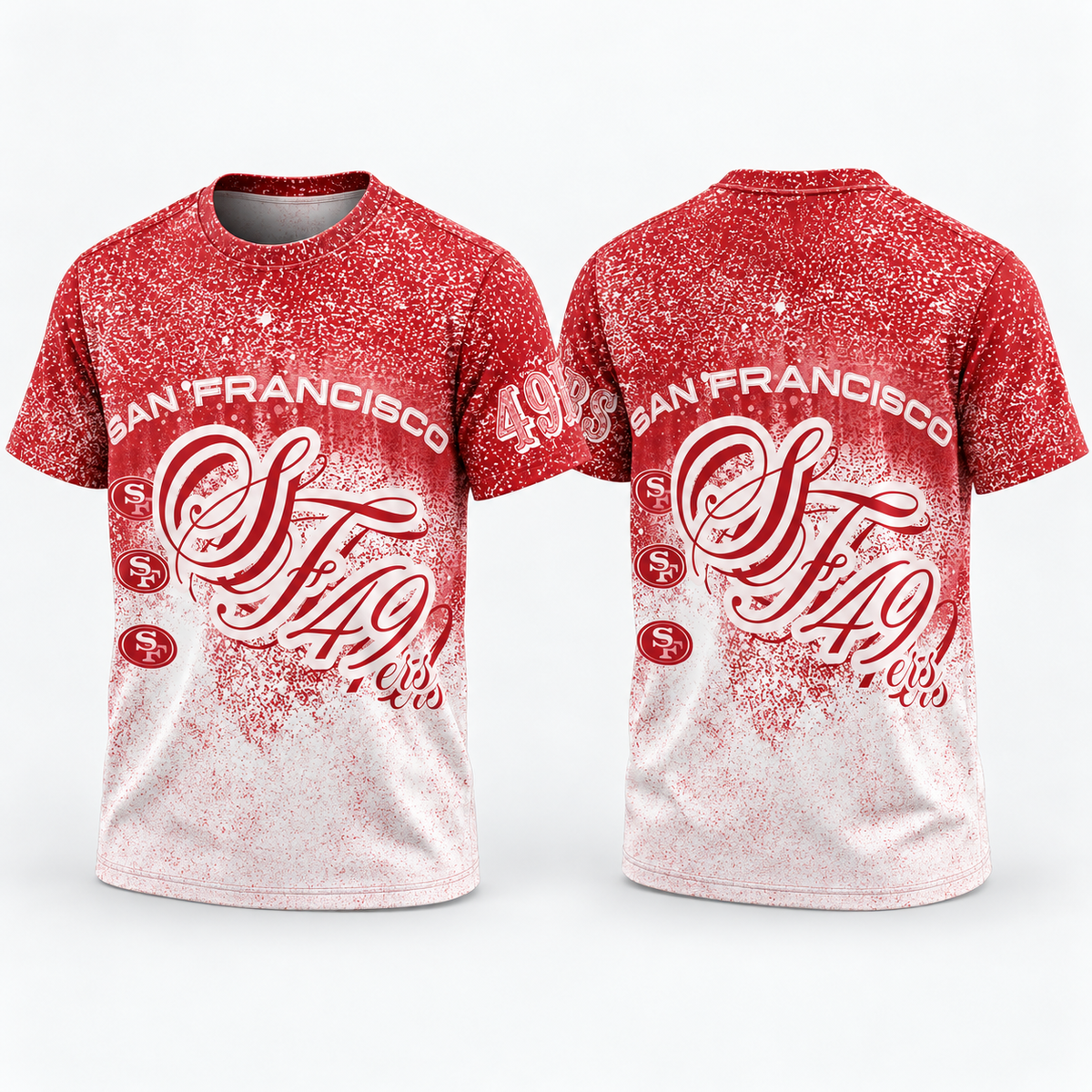 SF Jumbo Print 3D T-Shirt - Printed