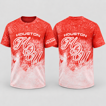 HOU Jumbo Print 3D T-Shirt - Printed