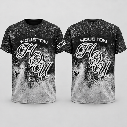 HOU Jumbo Print 3D T-Shirt - Printed