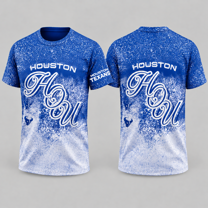 HOU Jumbo Print 3D T-Shirt - Printed