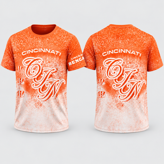 CIN Jumbo Print 3D T-Shirt - Printed