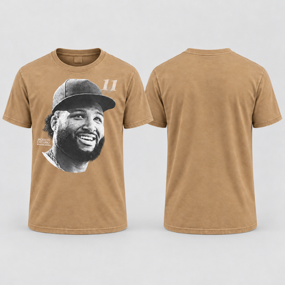 MIL Jackson Chourio #11 Washed T-Shirt - Printed