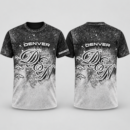 DEN Jumbo Print 3D T-Shirt - Printed