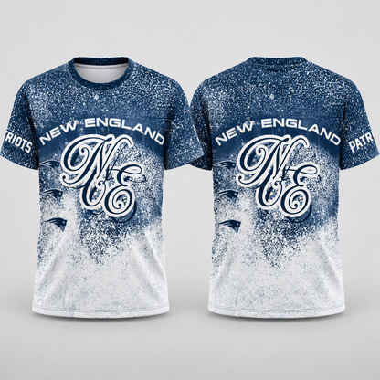 NE Jumbo Print 3D T-Shirt - Printed