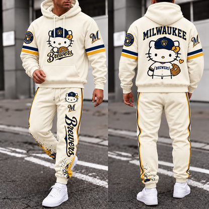 MIL x Hello Kitty Hoodie Pants Set - Printed