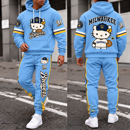 MIL x Hello Kitty Hoodie Pants Set - Printed