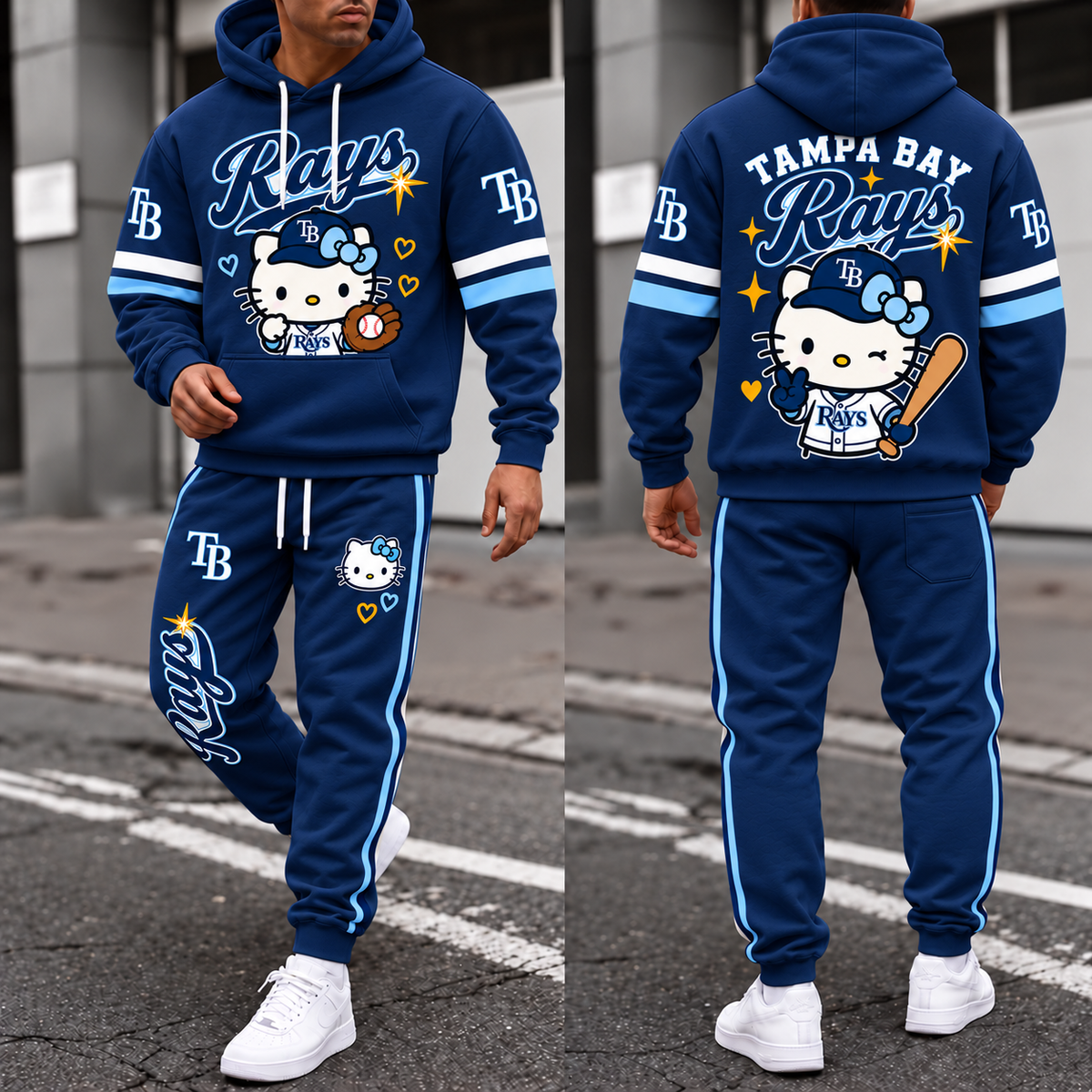 TBR x Hello Kitty Hoodie Pants Set - Printed