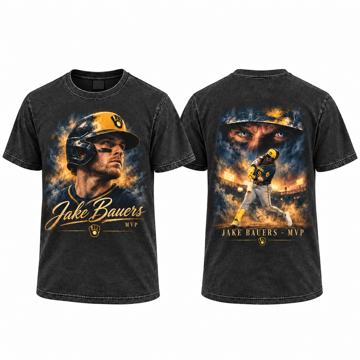 MIL Jake Bauers MVP Washed T-Shirt - Printed