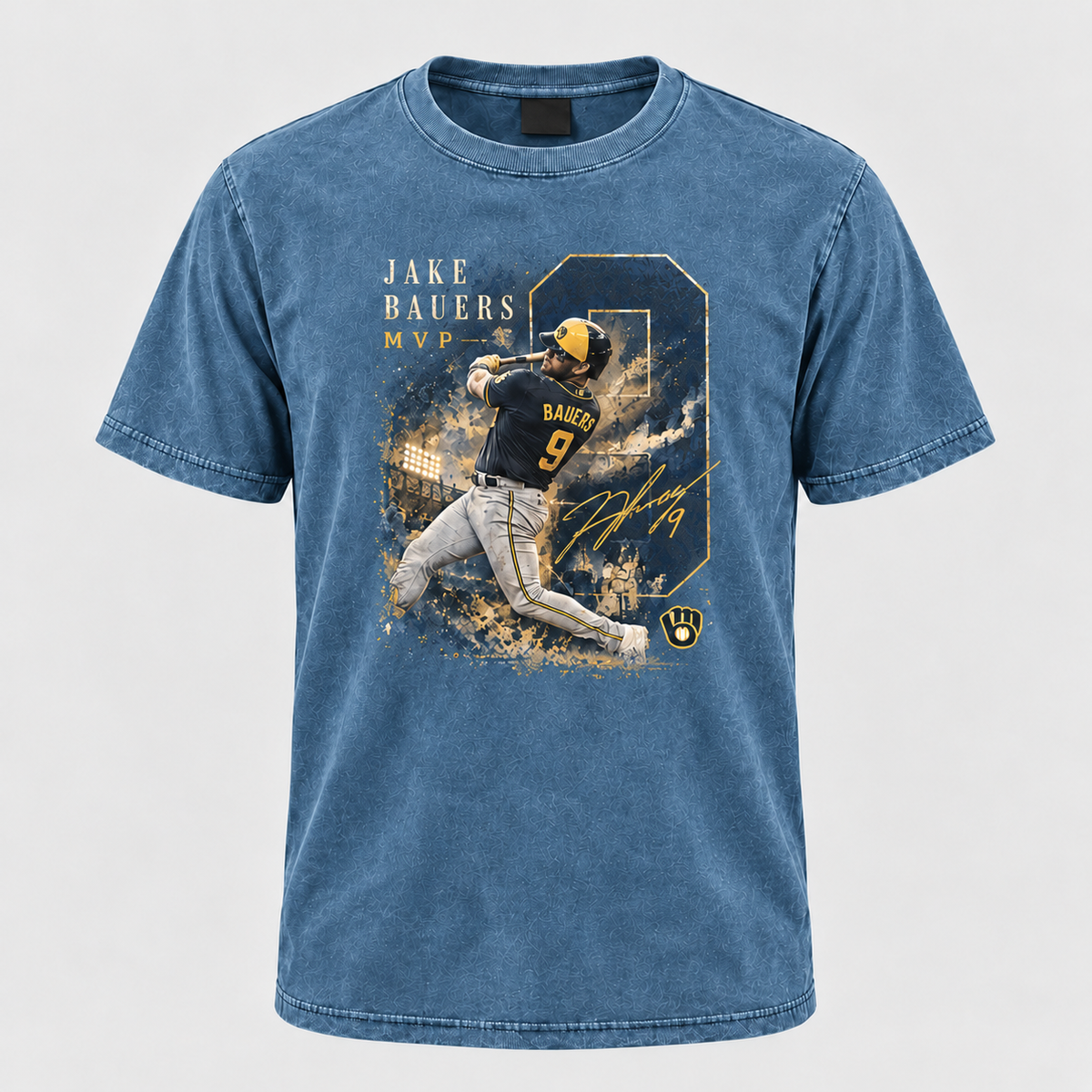 MIL Jake Bauers MVP Washed T-Shirt - Printed V2