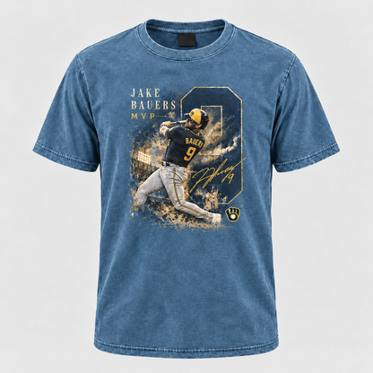 MIL Jake Bauers MVP Washed T-Shirt - Printed V2