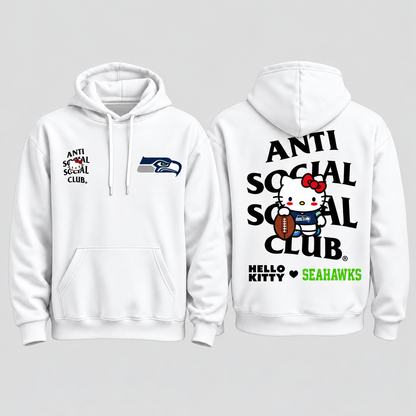 SEA x Hello Kitty x ASSC 2D Hoodie - Printed