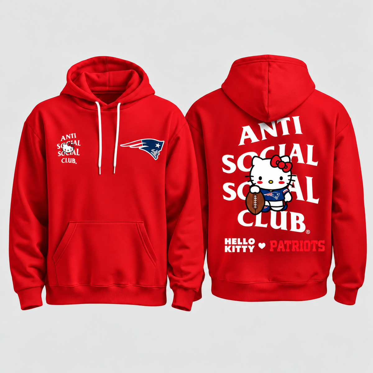 NE x Hello Kitty x ASSC 2D Hoodie - Printed