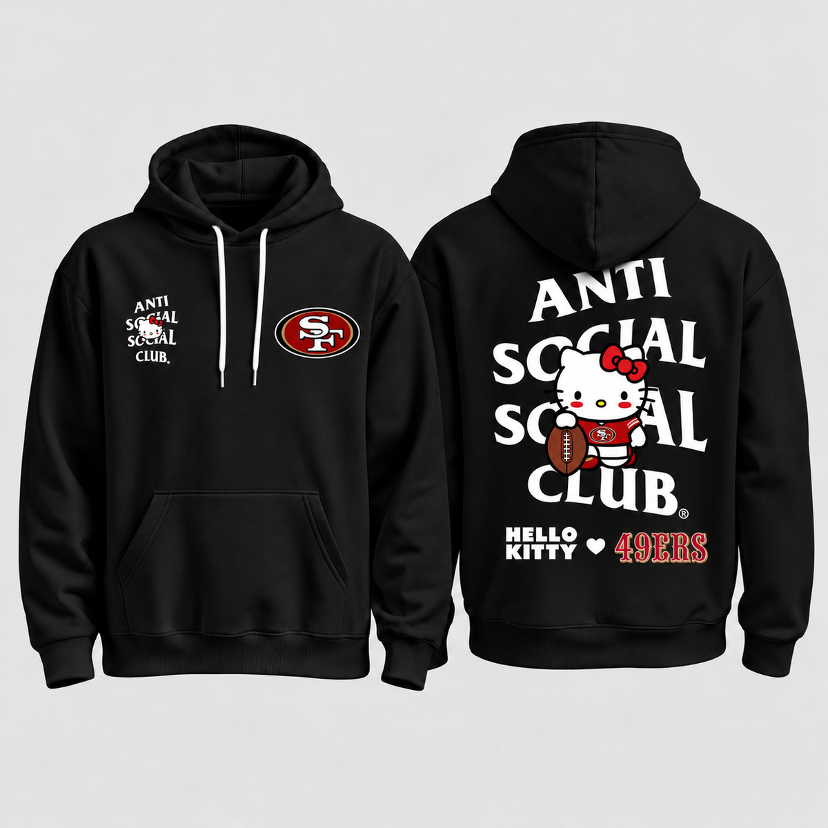 SF x Hello Kitty x ASSC 2D Hoodie - Printed