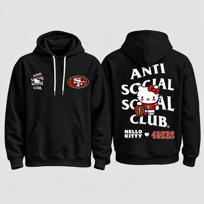 SF x Hello Kitty x ASSC 2D Hoodie - Printed