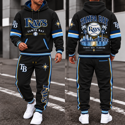 TBR Streetwear Hoodie Pants Set - Printed