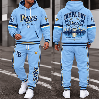 TBR Streetwear Hoodie Pants Set - Printed