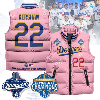 LAD Tokyo 2025 World Series Champions Puffer Vest