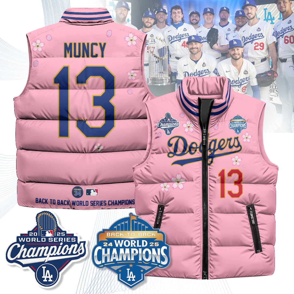 LAD Tokyo 2025 World Series Champions Puffer Vest