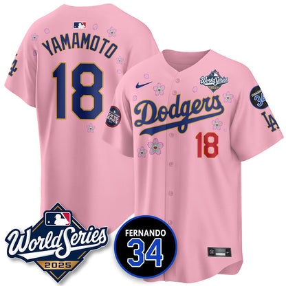 LAD Tokyo Series 2025 NL Champions Jersey - All Stitched