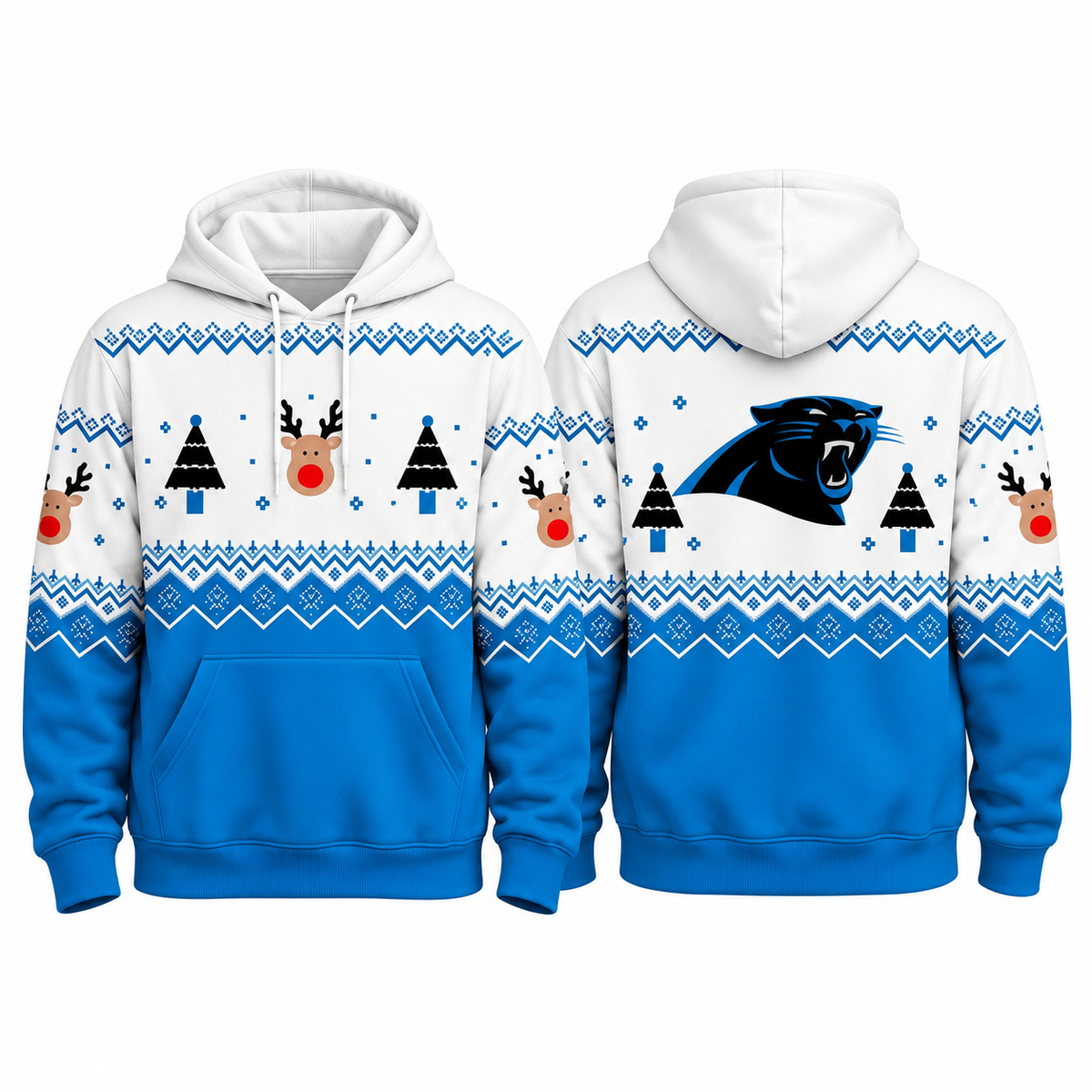 CAR Christmas Fleece Hoodie - Printed