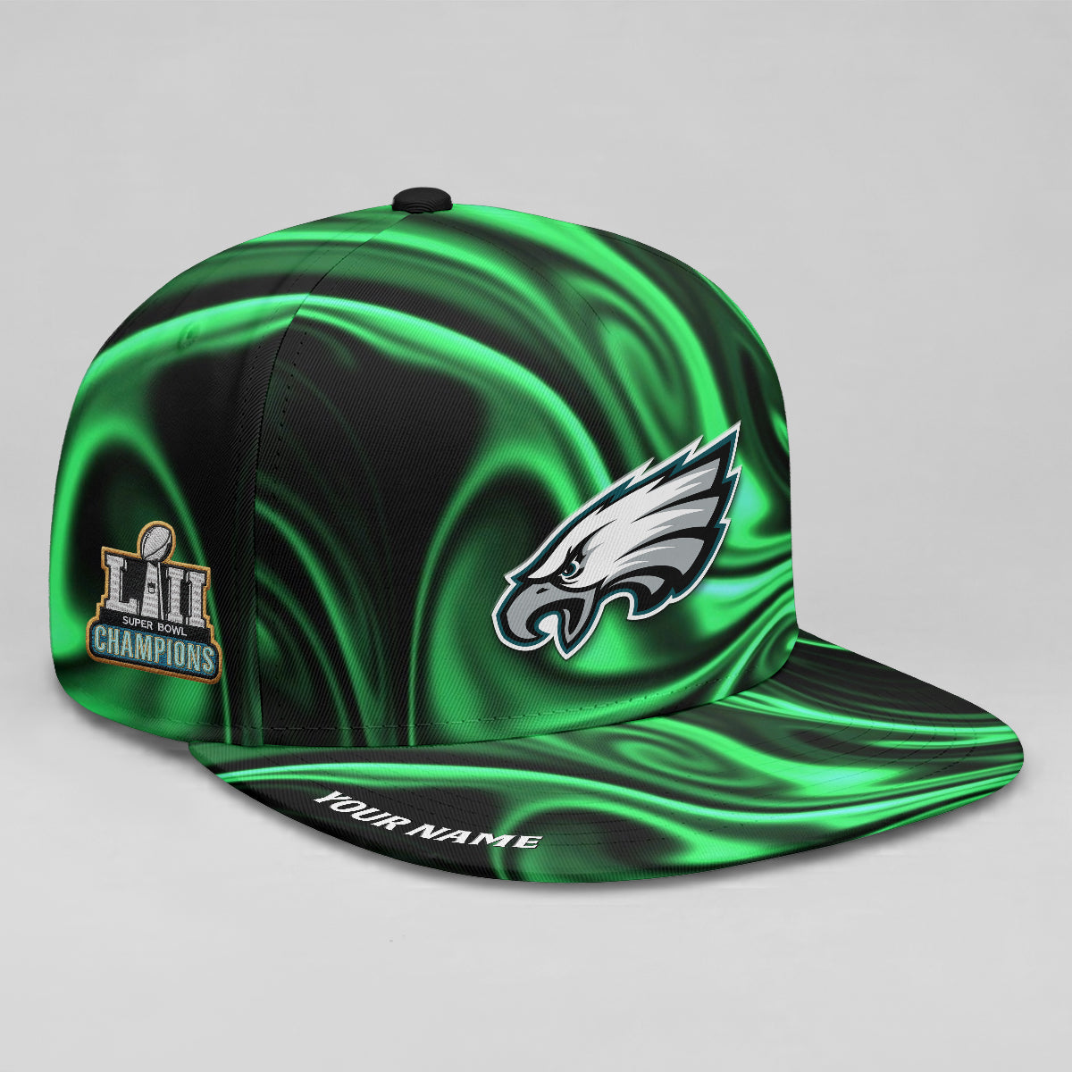 Philadelphia Eagles Fangear Custom Snapback Cap - Printed