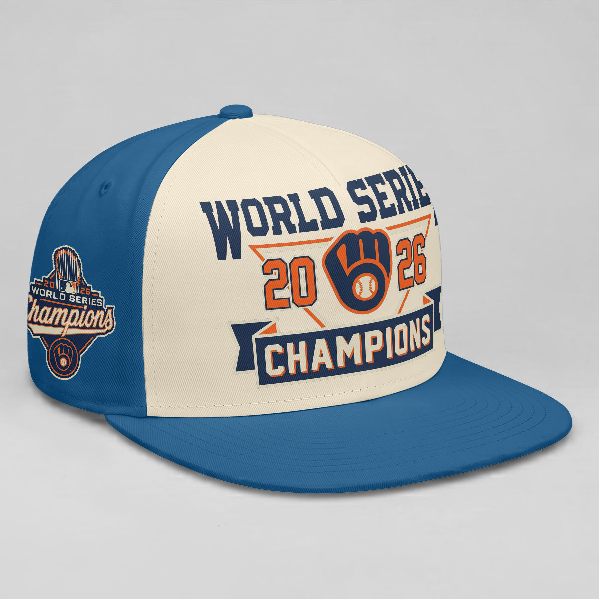 MIL 2026 World Series Champions Custom Snapback Cap - Printed