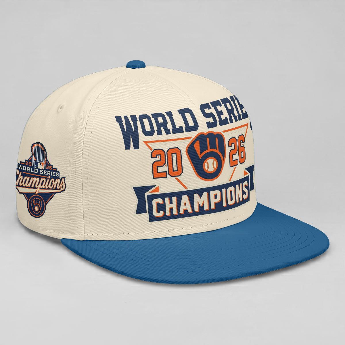 MIL 2026 World Series Champions Custom Snapback Cap - Printed