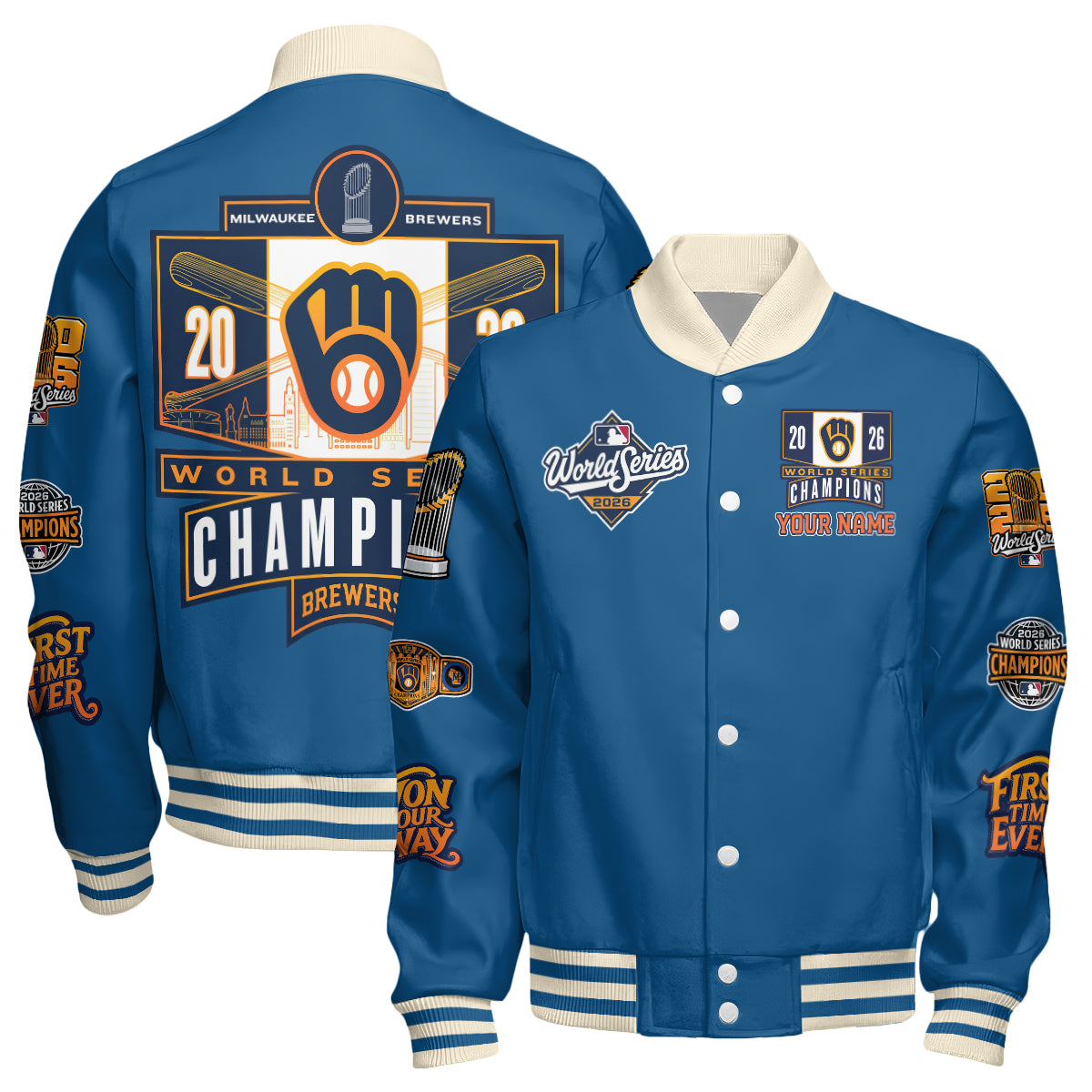 MIL 2026 WS Champions Limited Edition Custom Varsity Jacket - Printed V3