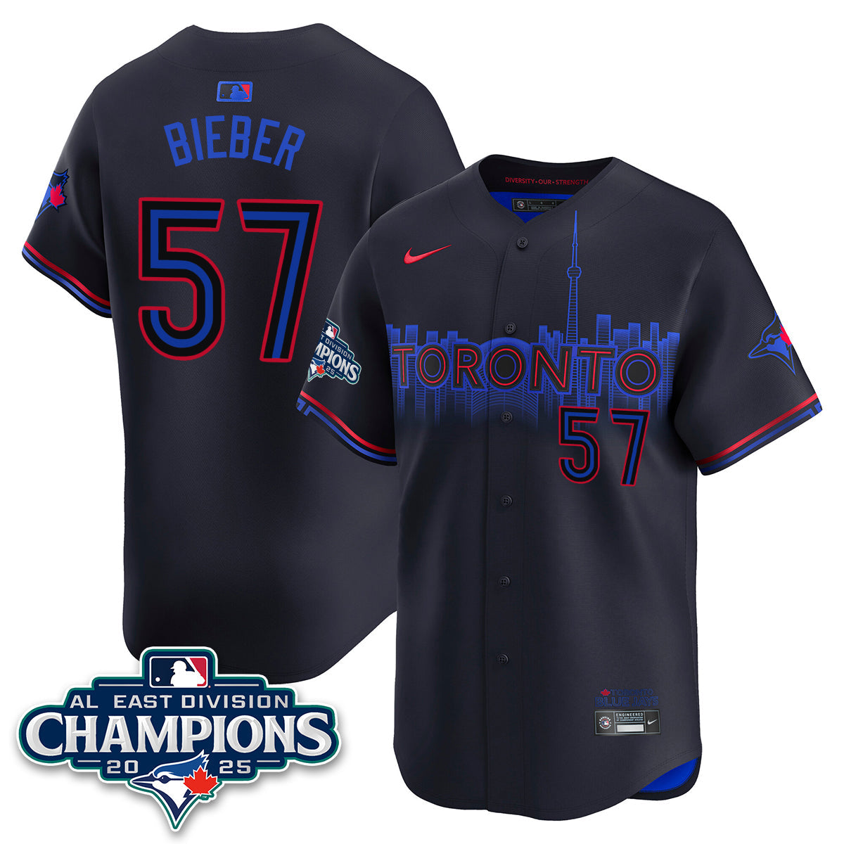 TBJ AL East Division Champions Jersey - All Stitched