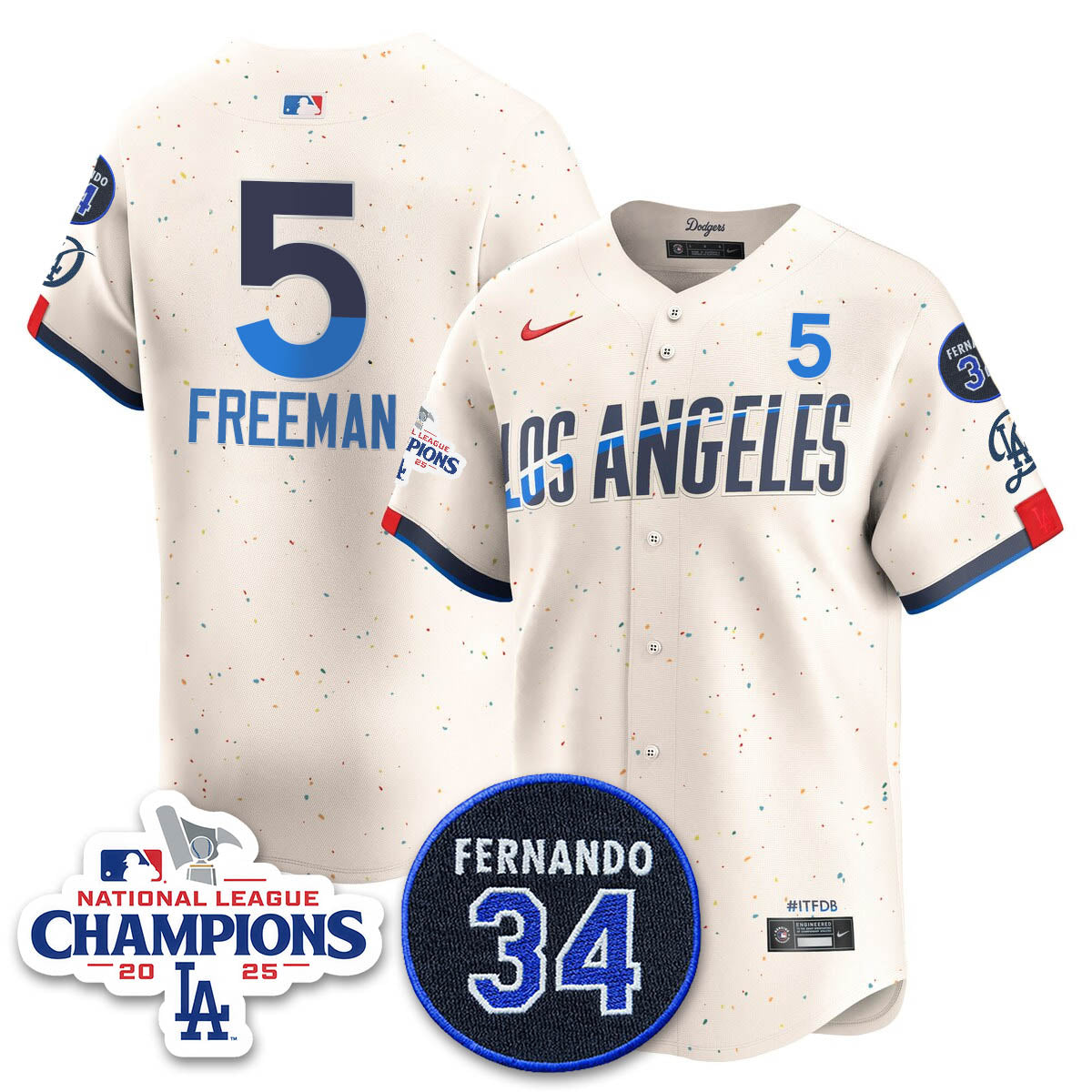 LAD 2025 NL Champions Jersey - All Stitched